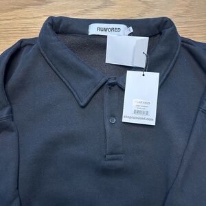 Rumored Airport Sweatshirt Black L/XL BNWT